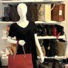 Chanel Caviar Quilted Grand Shopping Tote GST Red Silver 7
