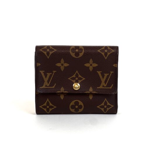 Louis Vuitton Monogram Unisex Elise Small Wallet Newer Model