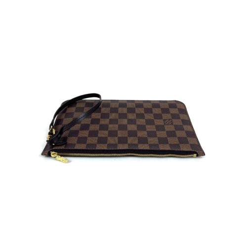 Louis Vuitton Damier Ebene Canvas Neverfull Pochette Cerise Red - Image 10