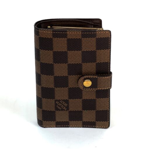 Louis Vuitton Damier Ebene Portefeuille Viennois French Lock Wallet 2