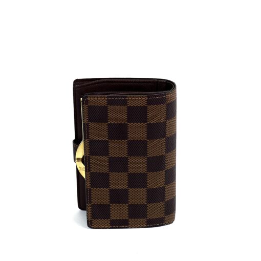 Louis Vuitton Damier Ebene Portefeuille Viennois French Lock Wallet 3