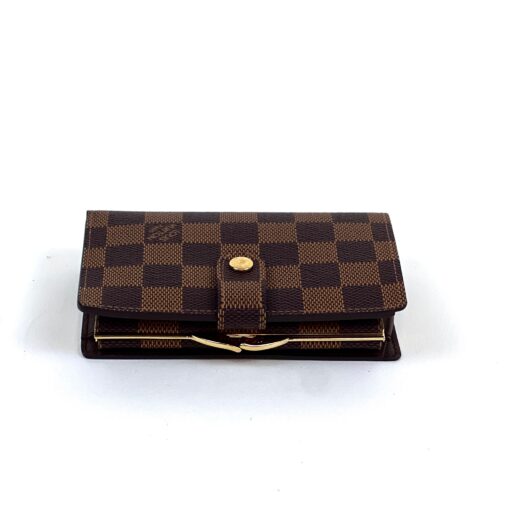 Louis Vuitton Damier Ebene Portefeuille Viennois French Lock Wallet 13