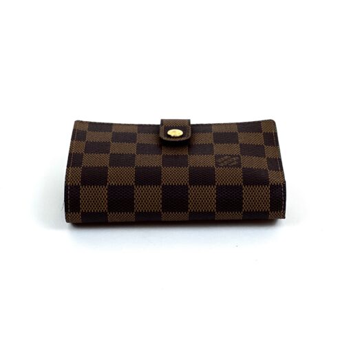 Louis Vuitton Damier Ebene Portefeuille Viennois French Lock Wallet 9