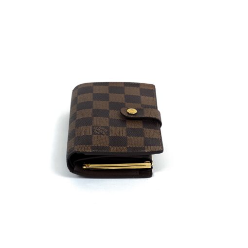 Louis Vuitton Damier Ebene Portefeuille Viennois French Lock Wallet 11