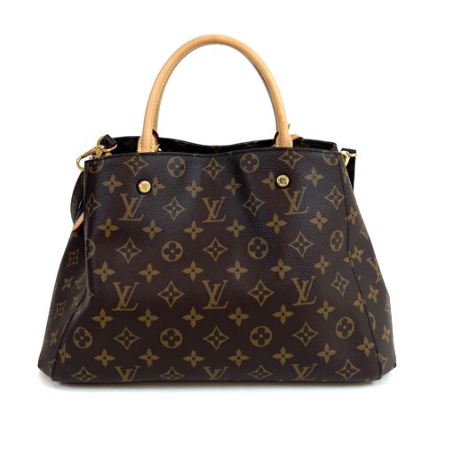 Louis Vuitton Monogram Montaigne MM Satchel or Shoulder Bag 7