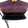 Burberry Derby Calfskin Macken Check Crossbody Bag Camel 4