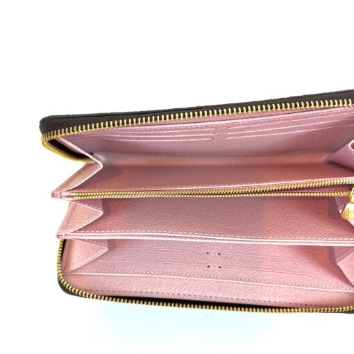 Louis Vuitton Monogram Zippy Wallet Rose Ballerine - Image 9