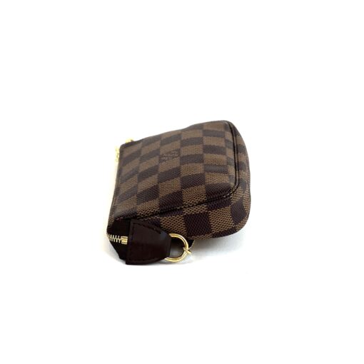 Louis Vuitton Mini Pochette Accessories Damier Ebene Canvas 10