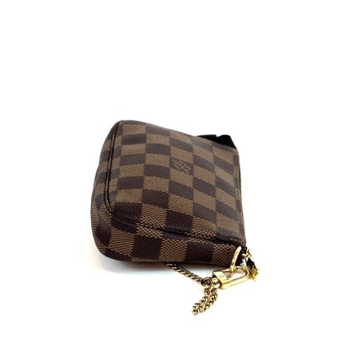 Louis Vuitton Mini Pochette Accessories Damier Ebene Canvas 6