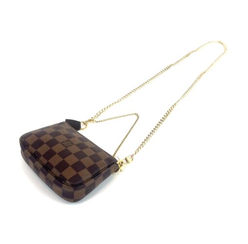 Louis Vuitton Mini Pochette Accessories Damier Ebene Canvas 5