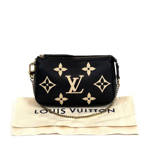 Louis Vuitton Empreinte Monogram Giant Mini Pochette Accessories Black 3