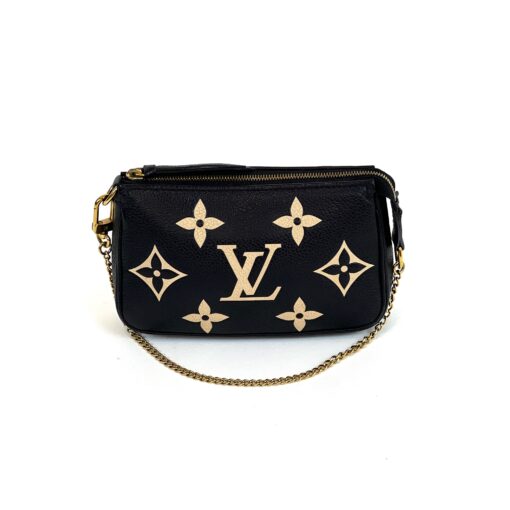 Louis Vuitton Empreinte Monogram Giant Mini Pochette Accessories Black