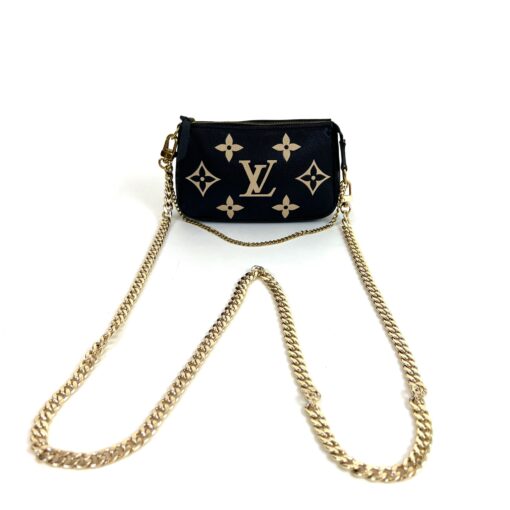 Louis Vuitton Empreinte Monogram Giant Mini Pochette Accessories Black - Image 4