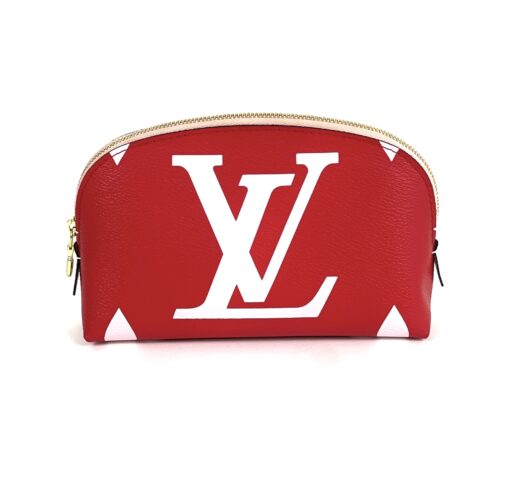 Louis Vuitton Monogram Giant Cosmetic Pouch Rouge PM