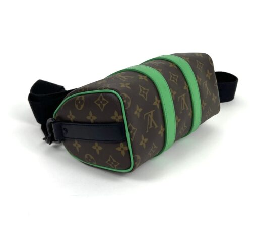 Louis Vuitton Monogram Macassar Keepall Bandouliere 25 Minty Green - Image 4