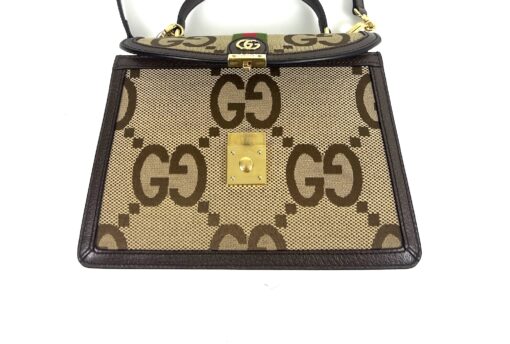 Gucci Ophidia Jumbo G Small Canvas Tote Shoulder Bag Beige - Image 17