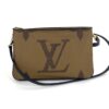 Louis Vuitton Reverse Monogram Giant Double Zip Pochette Crossbody