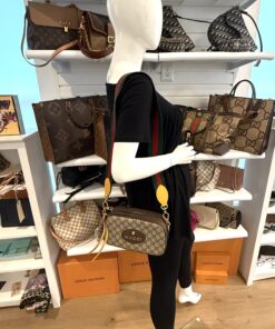 Alternative view of Gucci Supreme Monogram Web Neo Vintage Shoulder Bag Beige New Acero Crop