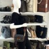 New Gucci Denim Monogram Dollar Calfskin Web Mini Horsebit 1955 Shoulder Bag Blue Tea Cuir Epilog 4