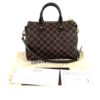 Louis Vuitton Damier Ebene Speedy Bandouliere 25 Red (Copy) 4