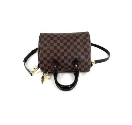 Louis Vuitton Damier Ebene Speedy Bandouliere 25 Red - Image 16