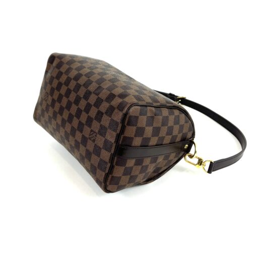 Louis Vuitton Damier Ebene Speedy Bandouliere 25 Red - Image 15