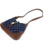 Gucci New Denim Monogram Calfskin Small Jackie 1961 Hobo Blue Tea Cuir 15