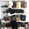 Gucci New Denim Monogram Calfskin Small Jackie 1961 Hobo Blue Tea Cuir 4