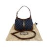 Gucci New Denim Monogram Calfskin Small Jackie 1961 Hobo Blue Tea Cuir 2