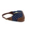 Gucci New Denim Monogram Calfskin Small Jackie 1961 Hobo Blue Tea Cuir 14