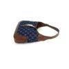 Gucci New Denim Monogram Calfskin Small Jackie 1961 Hobo Blue Tea Cuir 12