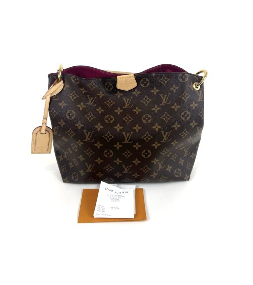 Louis Vuitton Monogram Graceful PM Tote with Peony - Image 4