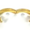 Hermes Clic H Black Glace and Yellow Gold GM Bracelet 10