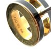 Hermes Mini Pop H Earrings Black Yellow Gold 5