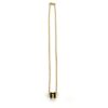 Hermes H Pop Necklace Black Glace Yellow Gold 5