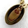 Hermes H Pop Necklace Black Glace Yellow Gold 4