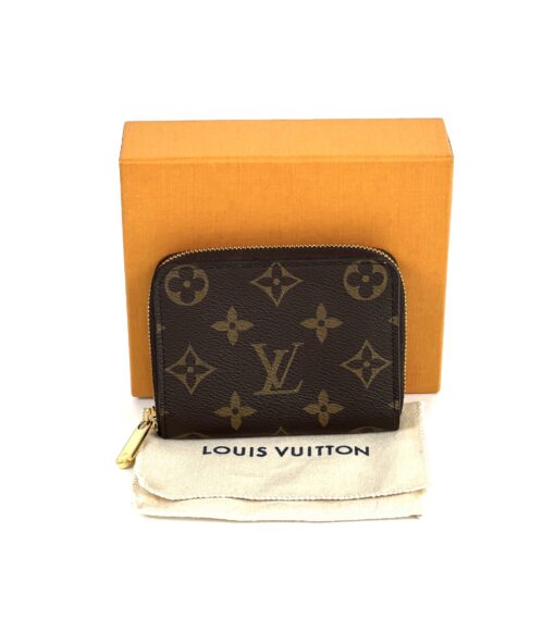 Louis Vuitton Monogram Canvas Zippy Coin Purse Wallet Brown - Image 2