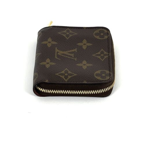 Louis Vuitton Monogram Canvas Zippy Coin Purse Wallet Brown - Image 10