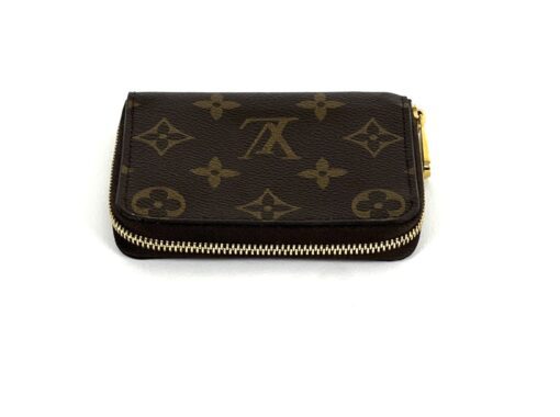 Louis Vuitton Monogram Canvas Zippy Coin Purse Wallet Brown - Image 9