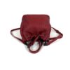 BOTTEGA VENETA Vesuvio Intrecciato Woven Red Nappa Leather Bucket Bag 17