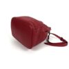 BOTTEGA VENETA Vesuvio Intrecciato Woven Red Nappa Leather Bucket Bag 14
