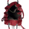 BOTTEGA VENETA Vesuvio Intrecciato Woven Red Nappa Leather Bucket Bag 6