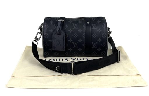 Louis Vuitton Speedy 25 Bandouliere Reverse Monogram Eclipse City Keepall - Image 3