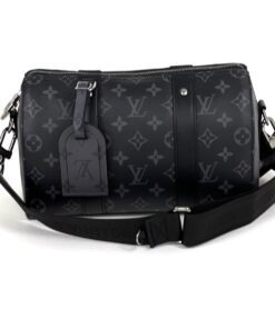 Louis Vuitton Speedy 25 Bandouliere Reverse Monogram Eclipse City Keepall