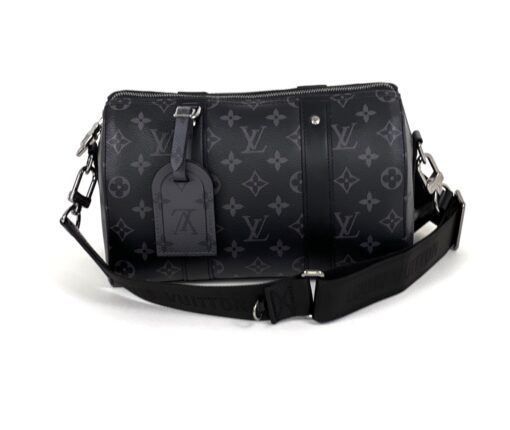 Louis Vuitton Speedy 25 Bandouliere Reverse Monogram Eclipse City Keepall