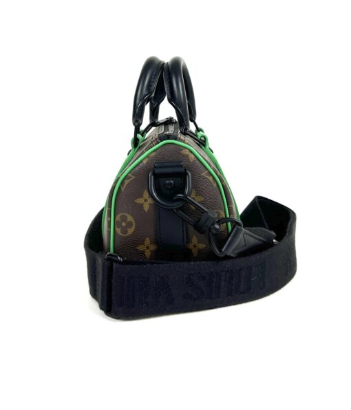 Louis Vuitton Monogram Macassar Keepall Bandouliere 25 Minty Green - Image 12