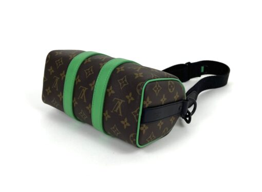 Louis Vuitton Monogram Macassar Keepall Bandouliere 25 Minty Green - Image 7