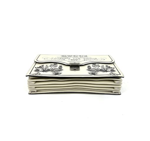 Gucci x Yuko Higuchi Cream and Black L’Aveugle Par Amour Flora Collection Porfolio Clutch - Image 7