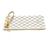 Louis Vuitton Damier Azur Canvas Neverfull MM Pochette Clutch Beige (Copy) 10