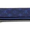 Louis Vuitton Cobalt Blue Monogram Taigarama Coin Card Holder 6